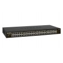 NETGEAR GS348 Nepārvaldīts Gigabit Ethernet (10/100/1000) 1U Melns NETGEAR GS348 Nepārvaldīts Gigabit Ethernet (10/100/1000) 1U Melns