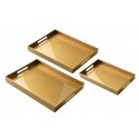 Mondex BLANCHE GOLD komplekts 3 Tac Dekorējamu40x30x4cm/35x25x3,5cm/30x20x3,5cm Mondex BLANCHE GOLD komplekts 3 Tac Dekorējamu40x30x4cm/35x25x3,5cm/30x20x3,5cm