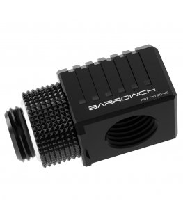 Barrow speciālais adapteris 90 grādi G1/4 col. IG uz G1/4 col. IG - melns