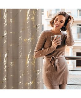 Eurofirany Euro Curtains ZAS/LANI/C.BE+ZŁ 140X250 TRANSFER