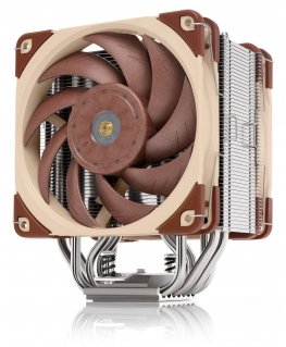 Noctua NH-U12A Datora dzesēšanas sistēma Procesors Dzesinātājs 12 cm Bēšs, Brūns, Sudrabs 1 pcs