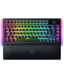 Razer BlackWidow V4 Pro tastatūra Speļu USB + RF Wireless + Bluetooth QWERTY US International Melns