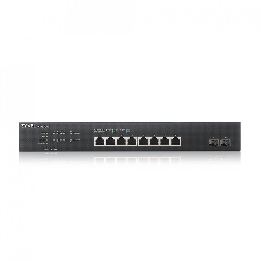 Zyxel XS1930-10-ZZ0101F võrgulüliti Juhitav L3 10G Ethernet (100/1000/10000) Must – 2