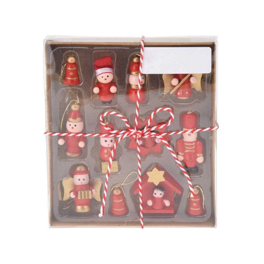 Home Styling Collection Puitunud kuusekaunistuste komplekt, 12 tk.