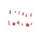 Home Styling Collection Wooden Christmas Tree Ornament Set, 12 pcs. Home Styling Collection Wooden Christmas Tree Ornament Set, 12 pcs.
