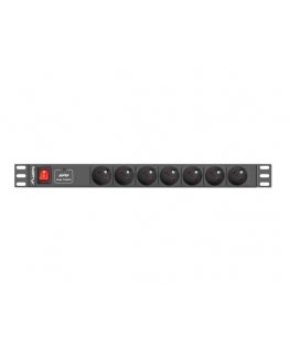 Lanberg PDU-07E-0200-BK surge protector Black 7 AC outlet(s) 220 - 250 V 2 m