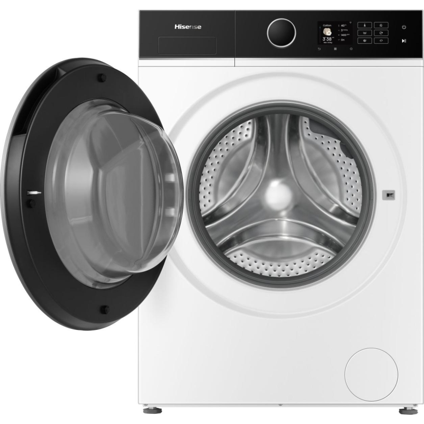 Hisense WD5I1045BWQ veļas žāvētājs Brīvi novietots Ielādēšana no priekšas Balts D – 4