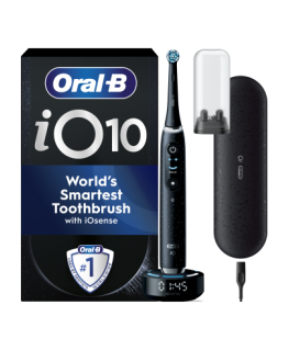Elektrinis dantų šepetėlis Oral-B iO10 iOM10.1B4.2AD, Juodas