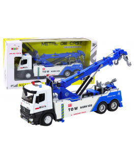 Lean Toys hinauskuorma-auto, jossa on metallinen kori, valot ja äänet.