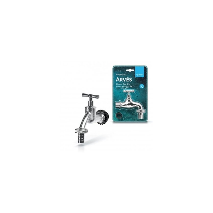 Auslaufkraan Prosperplast Tap 3/4″ RTAP1 hõbedane