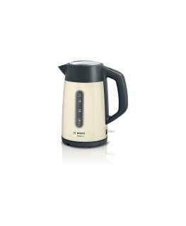 Bosch TWK4P437 elektriskās tējkanna 1,7 L 2400 W Bēšs, Melns