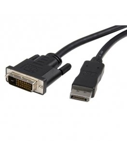 StarTech.com DP2DVIMM10 video kabeļu aksesuārs 3 m DisplayPort DVI-D Melns