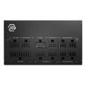 MSI MAG A850GL PCIE5 power supply unit 850 W 20+4 pin ATX ATX Black MSI MAG A850GL PCIE5 power supply unit 850 W 20+4 pin ATX ATX Black