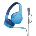 Belkin SoundForm Mini Headset Wired Head-band Calls/Music USB Type-C Blue Belkin SoundForm Mini Headset Wired Head-band Calls/Music USB Type-C Blue