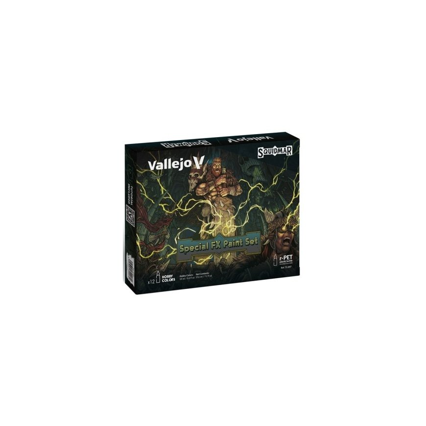 Vallejo - Game Color / 12 väriä - Erityisefekti Maalipakkaus Squidmar Miniaturesilta 18 ml – 2