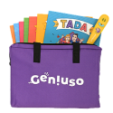 Geniuso MIIA puhekirjat "Talus", "Linnas" ja kantokassi Geniuso MIIA puhekirjat "Talus", "Linnas" ja kantokassi