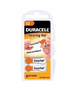 Baterijas Duracell Activair 312 6 pack 1.45V
