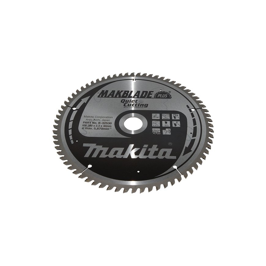 Makita MakBlade Plus ümmargune saetera 26 cm 1 tk