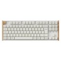 Клавиатура Keychron K8 HE SE 80% игровая, белая/дерево