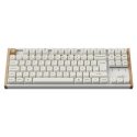 Клавиатура Keychron K8 HE SE 80% игровая, белая/дерево