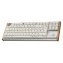 Keychron K8 HE SE 80% Gaming Keyboard, White/Wood Keychron K8 HE SE 80% Gaming Keyboard, White/Wood