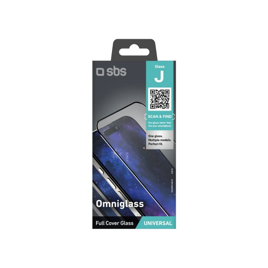 SBS Omniglass J Selge ekraanikaitse Universaalne 1 tk
