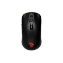 Savio RIFT BLACK gaming mouse RGB Dual Mode pele Speļu Abām rokām Bluetooth + USB Type-A Optisks 300