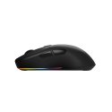 Savio RIFT BLACK gaming mouse RGB Dual Mode hiir Mängimine Mõlemakäeline Bluetooth + USB Type-A Opti Savio RIFT BLACK gaming mouse RGB Dual Mode hiir Mängimine Mõlemakäeline Bluetooth + USB Type-A Opti