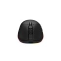 Savio RIFT BLACK gaming mouse RGB Dual Mode hiir Mängimine Mõlemakäeline Bluetooth + USB Type-A Opti Savio RIFT BLACK gaming mouse RGB Dual Mode hiir Mängimine Mõlemakäeline Bluetooth + USB Type-A Opti