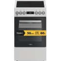 Whirlpool W5V5LCW Pastatoma viryklė A Elektrinis Keraminis Juoda, Balta Whirlpool W5V5LCW Pastatoma viryklė A Elektrinis Keraminis Juoda, Balta