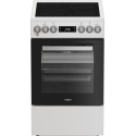Whirlpool W5V5LCW Eraldiseisev pliit A Elektriline Keraamiline Must, Valge Whirlpool W5V5LCW Eraldiseisev pliit A Elektriline Keraamiline Must, Valge