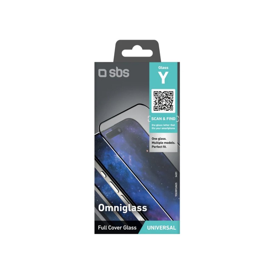 SBS Omniglass Y Selge ekraanikaitse Universaalne 1 tk