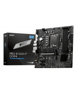 MSI PRO B760M-P DDR4 mātes plate Intel B760 LGA 1700 mikro ATX