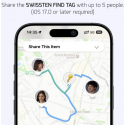 Swissten Find Tag Smart Locator с функцией Apple Find My
