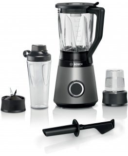Bosch Serie 4 MMB6177S blenderis 1,5 L Galdvirsmas blenderis 1200 W Melns, Sudrabs