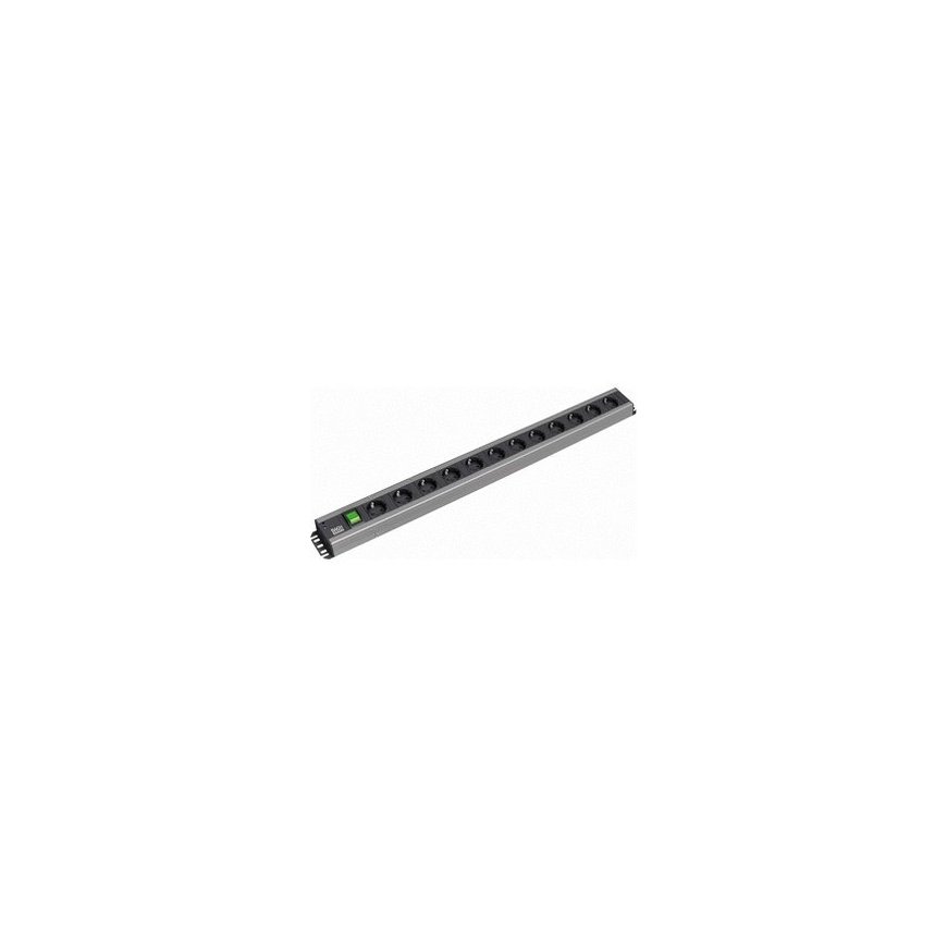 Bachmann 300.005 power distribution unit (PDU) 12 AC outlet(s) 2U Black, Grey