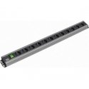 Bachmann 300.005 power distribution unit (PDU) 12 AC outlet(s) 2U Black, Grey Bachmann 300.005 power distribution unit (PDU) 12 AC outlet(s) 2U Black, Grey