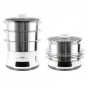 Tefal Convenient Series Deluxe VC502D steam cooker 3 basket(s) Countertop 900 W Stainless steel, Whi Tefal Convenient Series Deluxe VC502D steam cooker 3 basket(s) Countertop 900 W Stainless steel, Whi