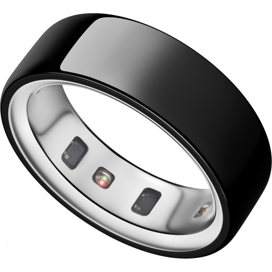 Oura Ring 4 viedais gredzens, melns