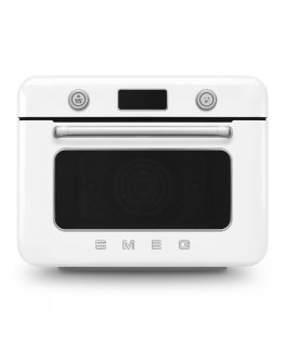 Smeg COF01WHEU garinė orkaitė Mažas Nerūdijančiojo plieno, Balta Mygtukai, Rotacinis