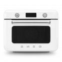 Smeg COF01WHEU паровая печь Маленький Нержавеющая сталь, Белый Кнопки, Вращающийся
