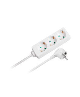Rebel elektrotīkla pagarinātājs 3 kontaktligzdas 3m - 1.5mm