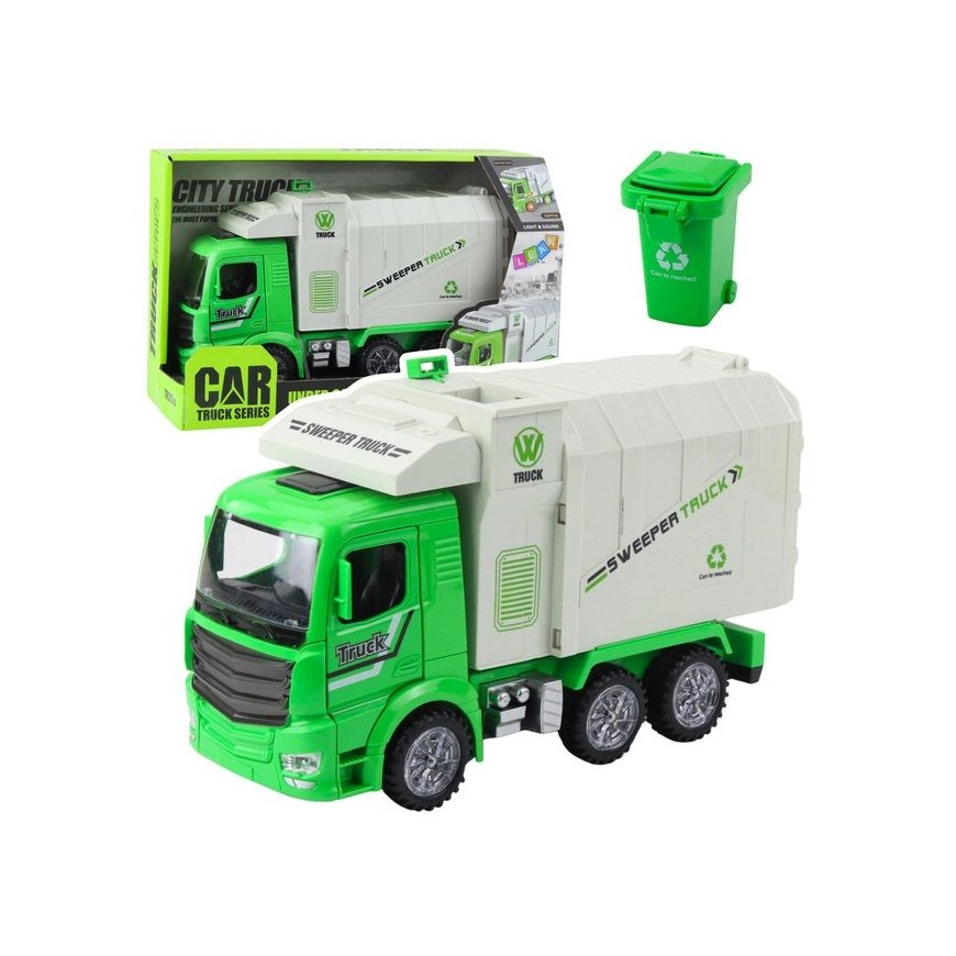 Lean Toys mänguauto prügiveok valgusega ja helidega 28 cm