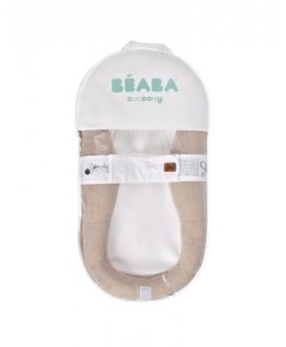 BEABA COCOONY BABY NEST, HEATHER Gray