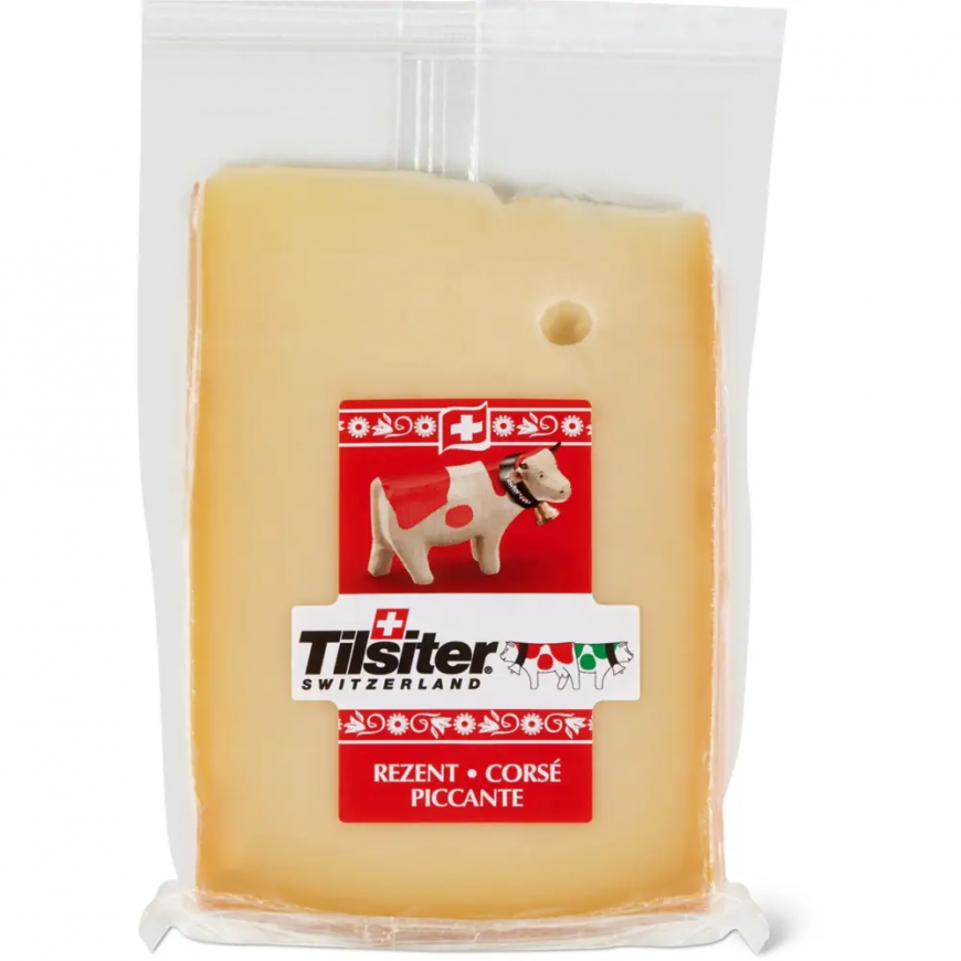 Margot Puskietis siers Tilsit Raudona, ar zīmolu 5 mēnešus, 200g