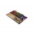 Razer Huntsman V3 Pro Tenkeyless клавиатура Игровой USB QWERTY Международный UK Золото, Желтый