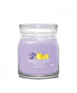 Yankee Candle Lemon Lavender vaska svece Cilindrs Lillā 1 pcs