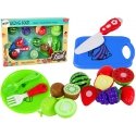 LEAN Toys augļu komplekts šķēlēs 6 augļus LEAN Toys augļu komplekts šķēlēs 6 augļus