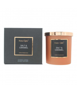 Home Lights, Salt & Caramel, Scented Candle, 215 g
