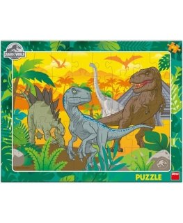 Dino large plate puzzle Dinosaur world